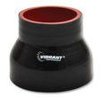 Vibrant 4 Ply Reducer Couper 1.5in ID x 1.375in ID x 3in Long - Black - 19722