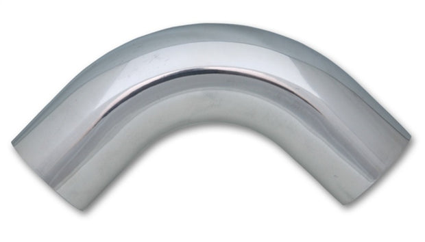 Vibrant 2.5in O.D. Universal Aluminum Tubing (90 degree bend) - Polished - Boost Factory