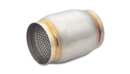 Vibrant SS Race Muffler 3in inlet/outlet x 5in long - Boost Factory