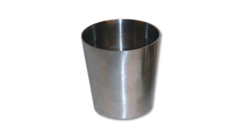 Vibrant 2in x 2.5in T304 SS Straight Reducer 2in long - 2686