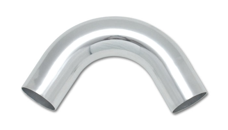 Vibrant 3in O.D. Universal Aluminum Tubing (120 degree Bend) - Polished - Boost Factory