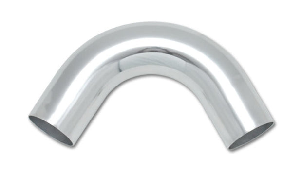 Vibrant 3in O.D. Universal Aluminum Tubing (120 degree Bend) - Polished - Boost Factory