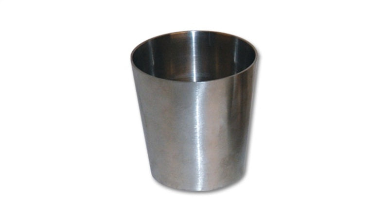 Vibrant 2in x 2.5in T304 SS Straight Reducer 2in long - 2686