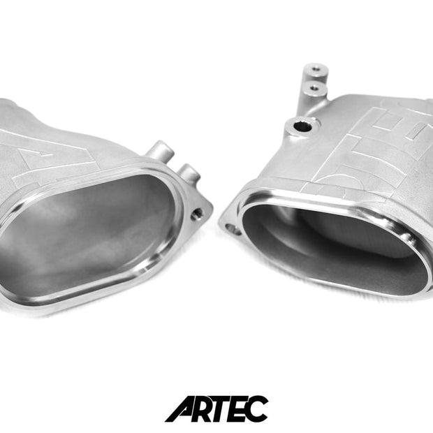 Artec Mitsubishi Evolution Evo 10 4B11T 4"- 3.5” Cast Outlet O2 Housing Dump Pipe