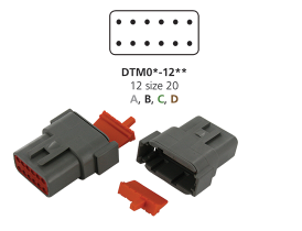 Deutsch Connector ' DTM-Series '
