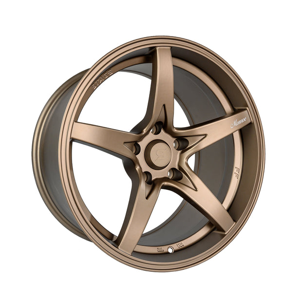 Stage Wheels Monroe 18x9 +0mm 5x114.3 CB: 73.1 Color: Matte Bronze - Boost Factory