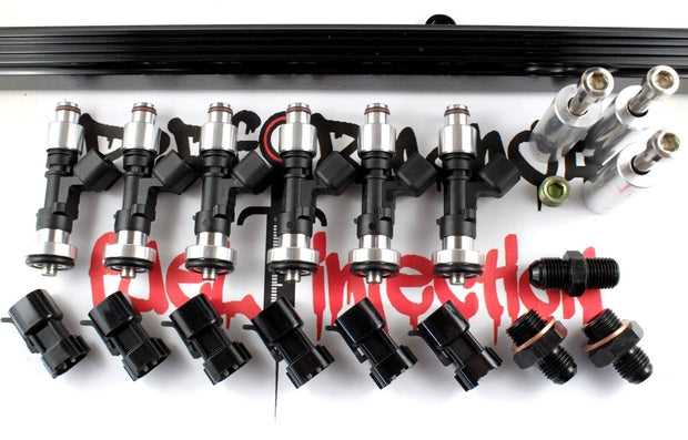 PFI 1JZ-GTE NON VVTi, Top Feed Fuel Rail Conversion kit with BOSCH 1000cc Fuel Injectors - Boost Factory