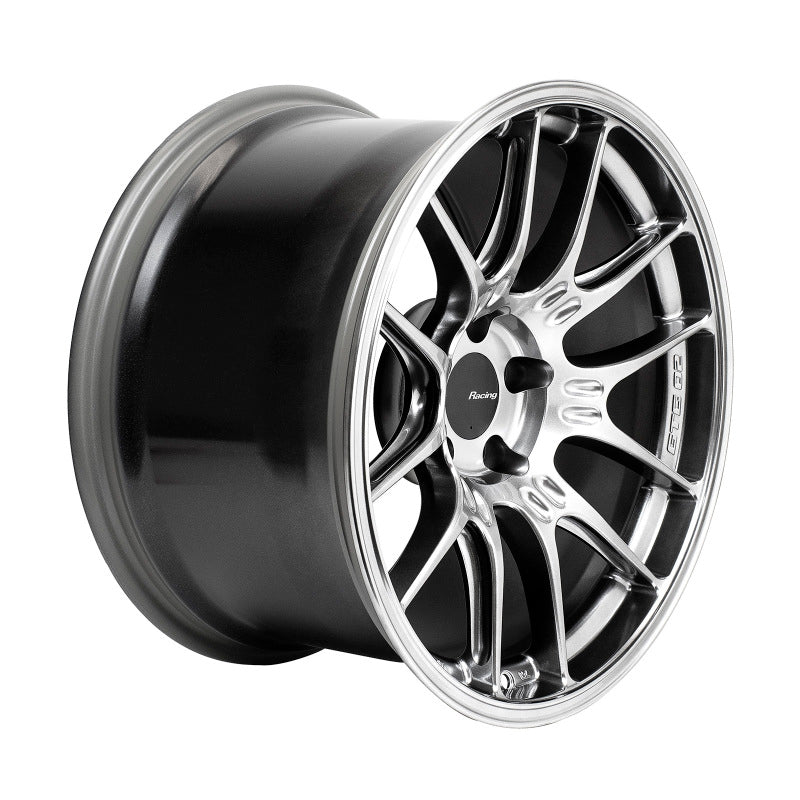Enkei GTC02 18x10.5 5x114.3 15mm Offset 75mm Bore Hyper Silver Wheel - Boost Factory