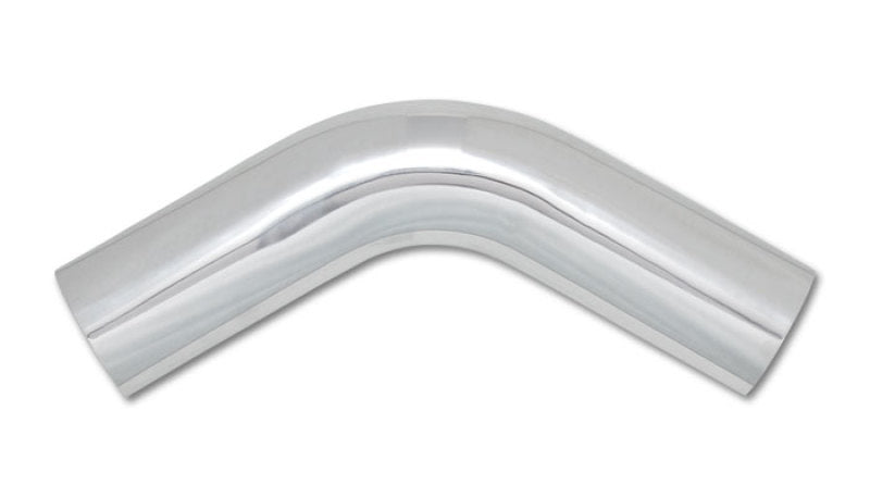 Vibrant 3.5in O.D. Universal Aluminum Tubing (60 degree Bend) - Polished - Boost Factory