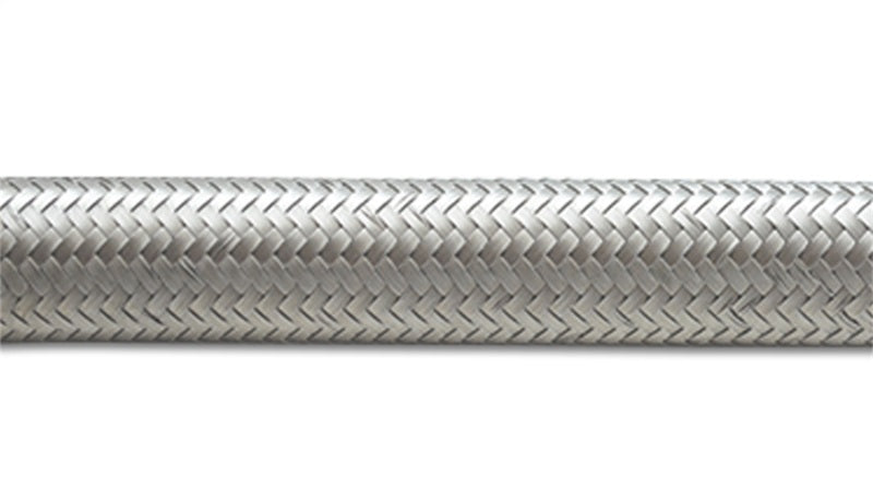Vibrant -6 AN SS Braided Flex Hose (20 foot roll) - Boost Factory