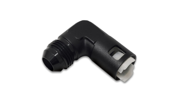 Vibrant 90 Degree Aluminum AN to Female Quick Connect -8AN - 3/8" Hose Size - 16922