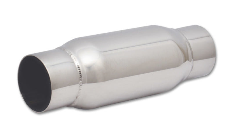 Vibrant SS Resonator (Standard Design) 3in inlet/outlet x 12in long - Boost Factory