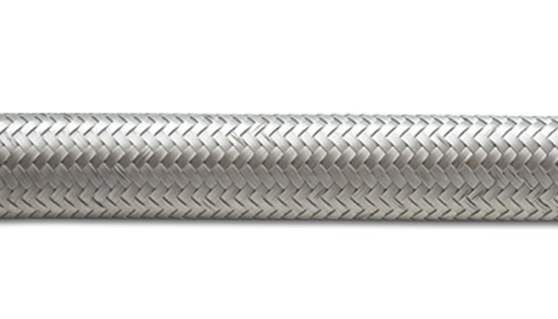 Vibrant -10 AN SS Braided Flex Hose (2 foot roll) - Boost Factory