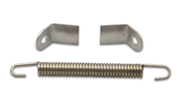 Vibrant Weld on Collector Tab Kit (includes 2 x S.S. collector tabs and 3-1/2in long spring) - Boost Factory