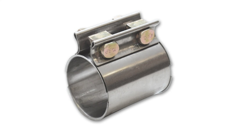 Vibrant TC Series Heavy Duty SS Exhaust Sleeve Butt Joint Clamp for 2.5in O.D. Tubing - Boost Factory