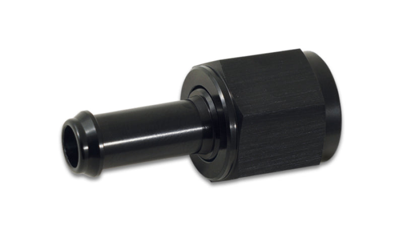 Vibrant Female AN to Hose Barb Straight Adapter AN -3 Barb 0.25in - Boost Factory