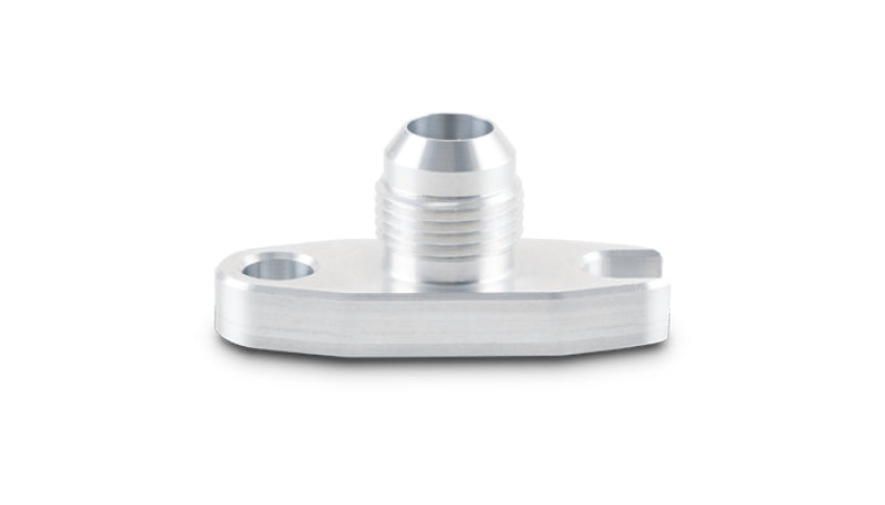 Vibrant 2.00in Bolt Hole -10AN Male Flare Aluminum Oil Drain Flange w/Crowfoot - 28491