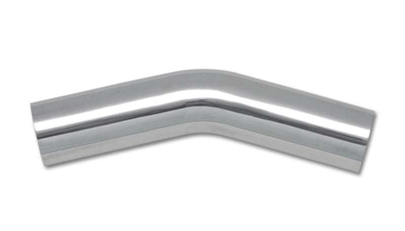 Vibrant 4in O.D. Universal Aluminum Tubing (30 degree Bend) - Polished - Boost Factory