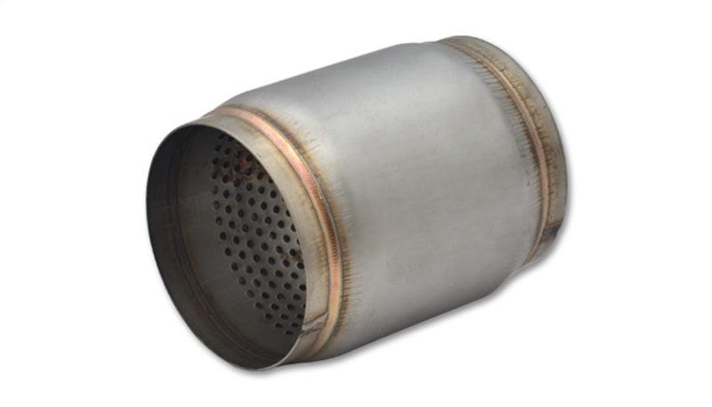 Vibrant SS Race Muffler 3.5in inlet/outlet x 5in long - Boost Factory