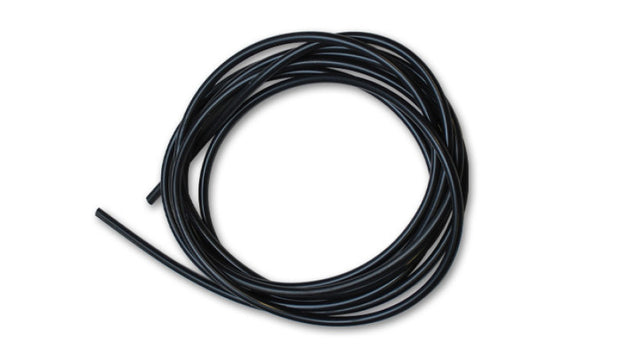 Vibrant 3/16in (4.75mm) I.D. x 25 ft. of Silicon Vacuum Hose - Black - Boost Factory