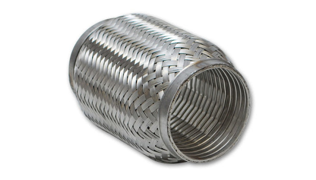Vibrant SS Turbo FLEX Coupling with Interlock Liner 2in inlet/outlet x 4in long - Boost Factory