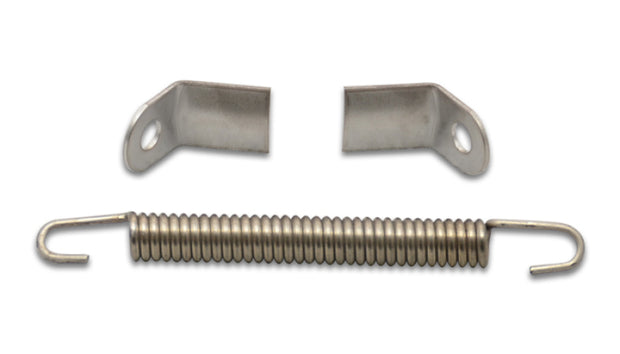 Vibrant Weld on Collector Tab Kit (includes 2 x S.S. collector tabs and 3-1/2in long spring) - Boost Factory