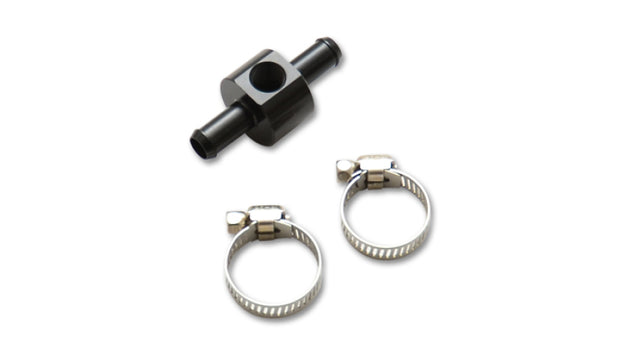 Vibrant Inline Barbed Union for 3/8in ID Hose with 1/8in NPT Port - 16471