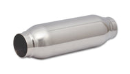 Vibrant SS Resonator (Standard Design) 2.25in inlet/outlet x 12in long - Boost Factory