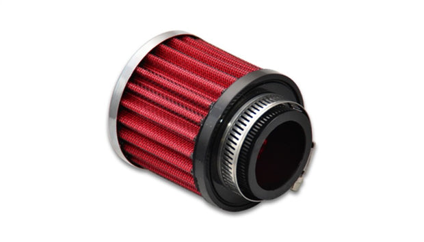 Vibrant Crankcase Breather Filter w/ Chrome Cap 1.5in 38mm Inlet ID - Boost Factory