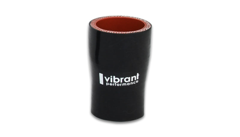 Vibrant 4 Ply Aramid Reducer Coupling 1.5in Inlet x 1in Outlet x 3in Length - Black - 2922