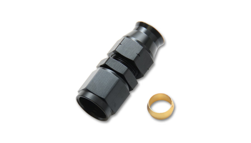 Vibrant Tube to Female AN Adapter with Brass Olive Inserts, -8AN, Tube Size - 0.375" - 16447