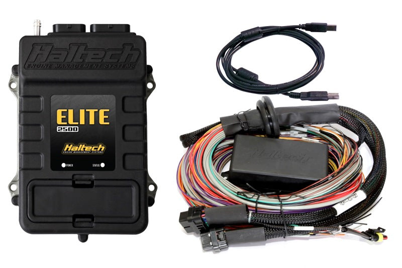 Haltech Elite 2500 Premium Universal Wire-In Harness ECU Kit - Boost Factory