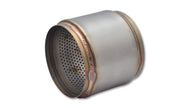 Vibrant SS Race Muffler 5in inlet/outlet x 5in long - Boost Factory