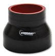 Vibrant 4 Ply Reducer Coupling .75in x .50in x 4in Long - Black 19710