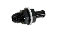 Vibrant Bulkhead Fuel Cell Adapter -6AN Male Flare x 3/8in Barb - Boost Factory