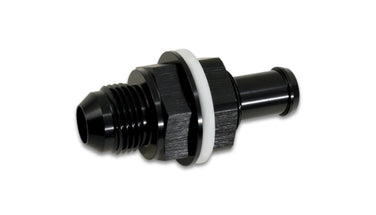 Vibrant Bulkhead Fuel Cell Adapter -6AN Male Flare x 3/8in Barb - Boost Factory