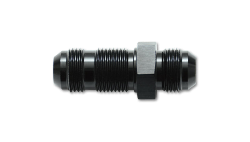 Vibrant -6AN Flare Straight Bulkhead Adapter Fitting - Aluminum - Boost Factory