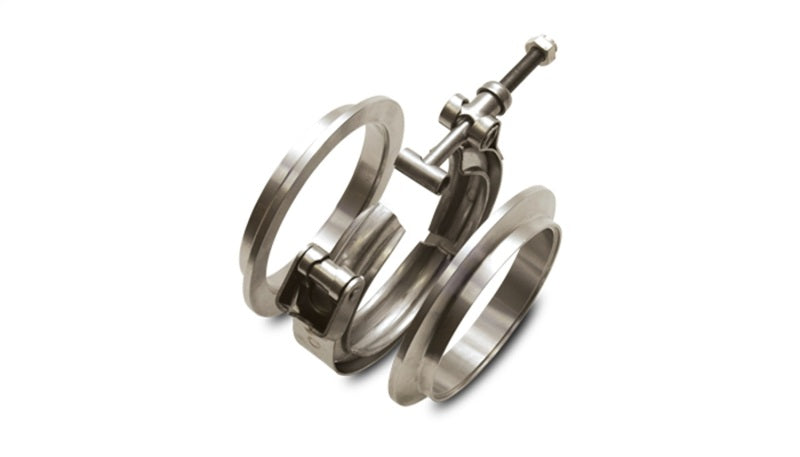 Vibrant Titanium V-Band Flange Assembly for 3.5in OD Tubing - Boost Factory