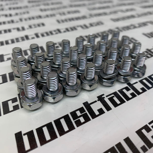 Genuine Nissan RB20 RB25 RWD Oil Pan to Block Bolt Set