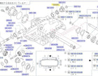 Genuine Nissan Skyline R32 R33 R34 GTR GTS4 & AWD Stagea Front Differential Pinion Seal. C8189-03V00